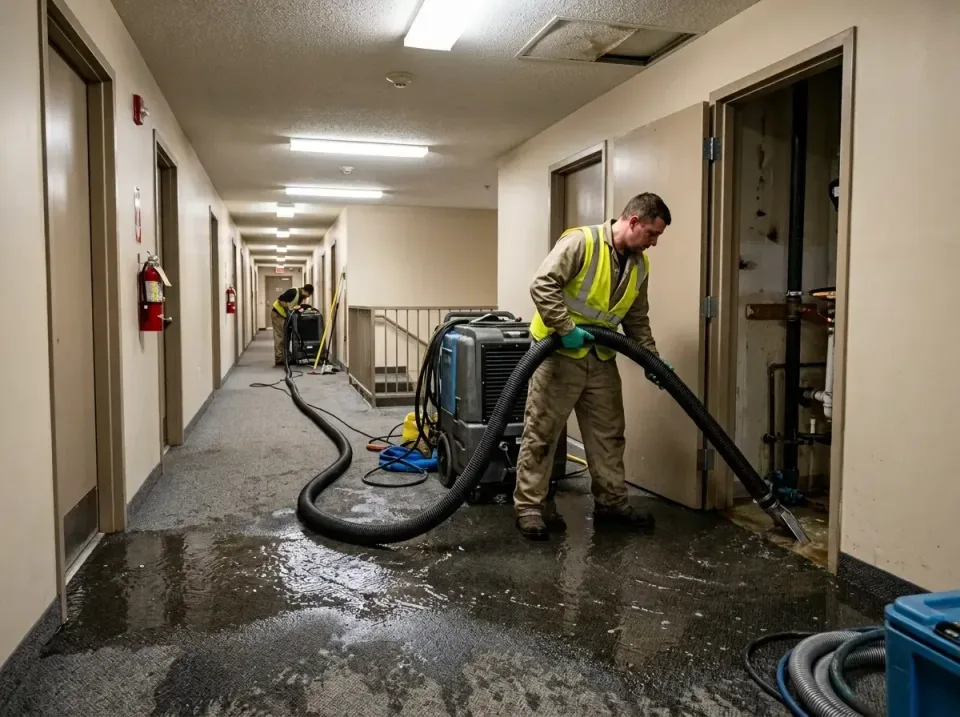 multi-unit-apartment-hallway-f-005 — frequently asked questions, Emergency Burst Pipe Water Extraction & Removal in Coleytow…